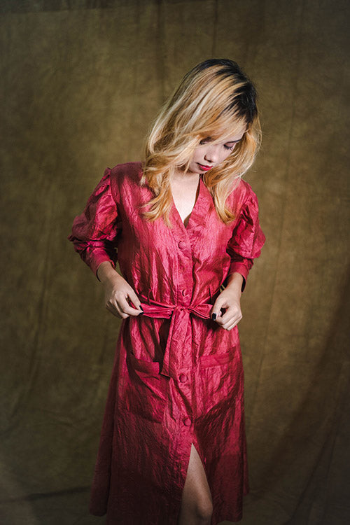 Dahlia trench dress