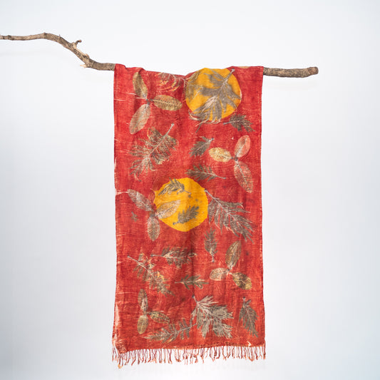 Sunset Eri silk stole scarf