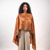 Tan Mulberry silk stole scarf