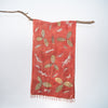 Crimson Eri Silk stole scarf