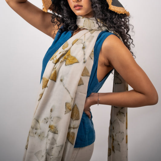 Serene Eri silk stole scarf