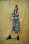 Azure shirt dress