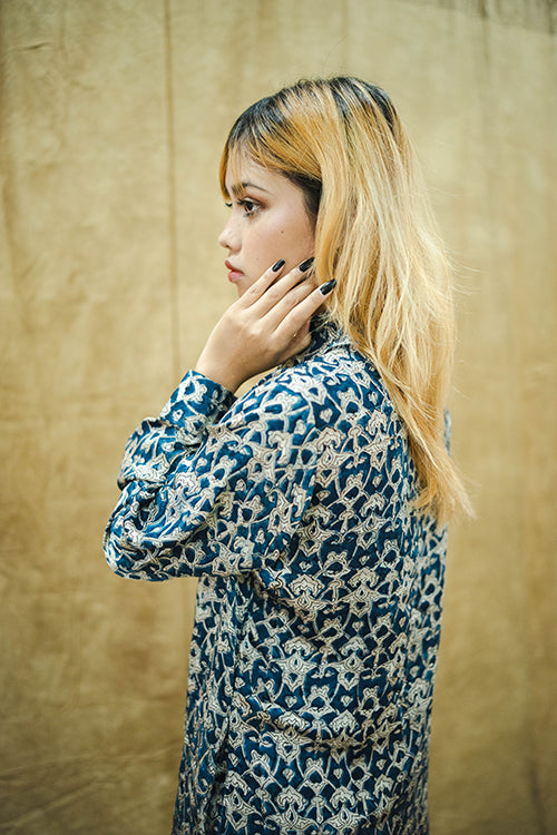 Azure shirt dress