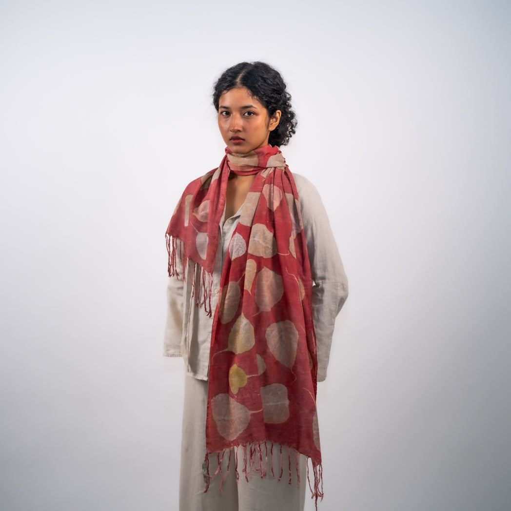 Peepal Eri silk Stole scarf