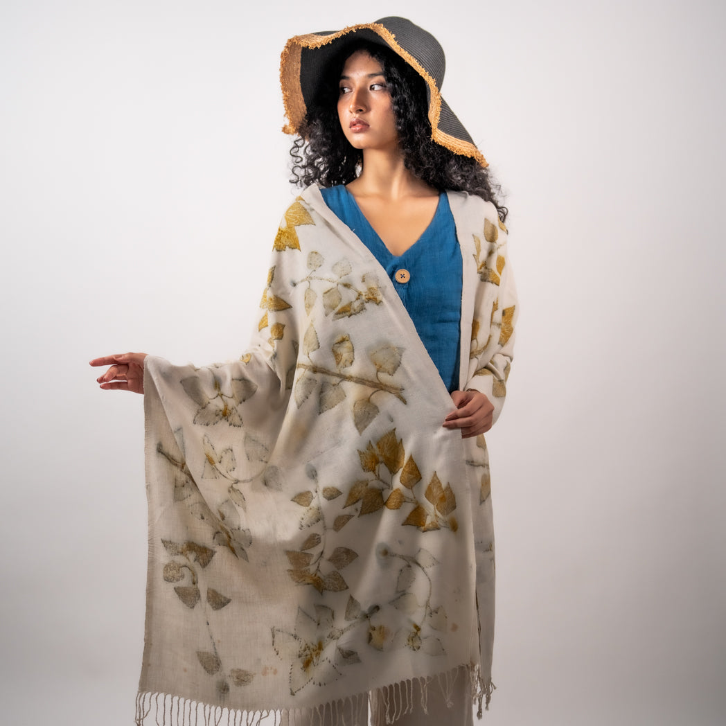 Serene Eri silk stole scarf