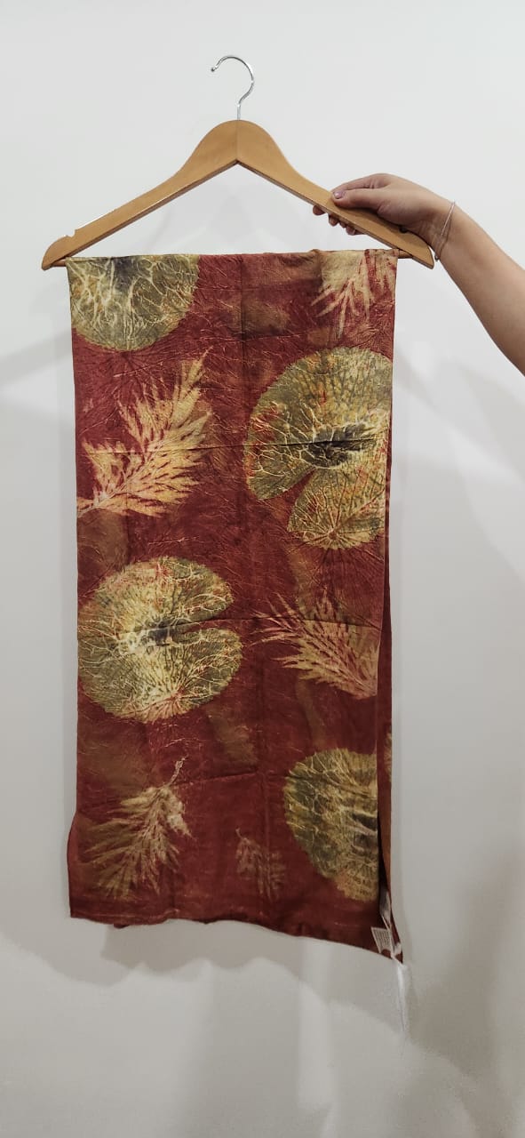Ecoprinted stoles image 1