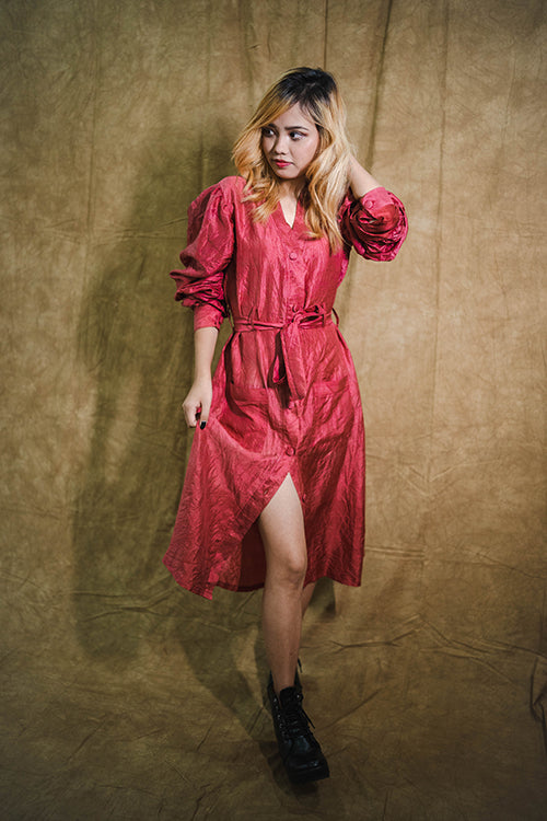 Dahlia trench dress