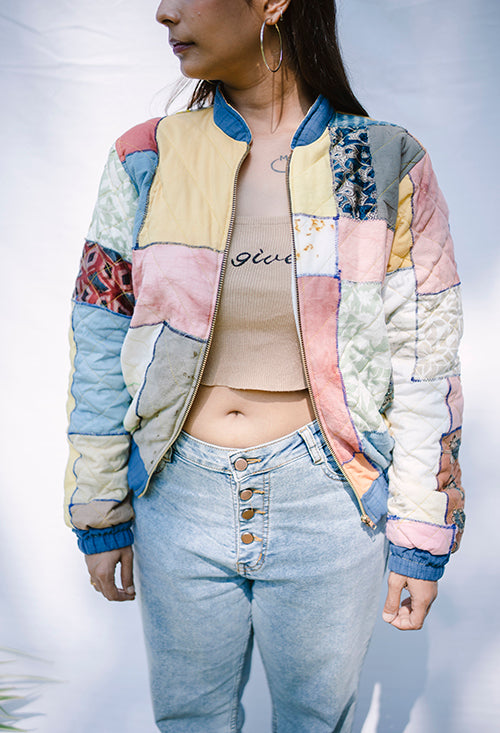 Patch me up bomber jacket