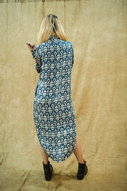 Azure shirt dress